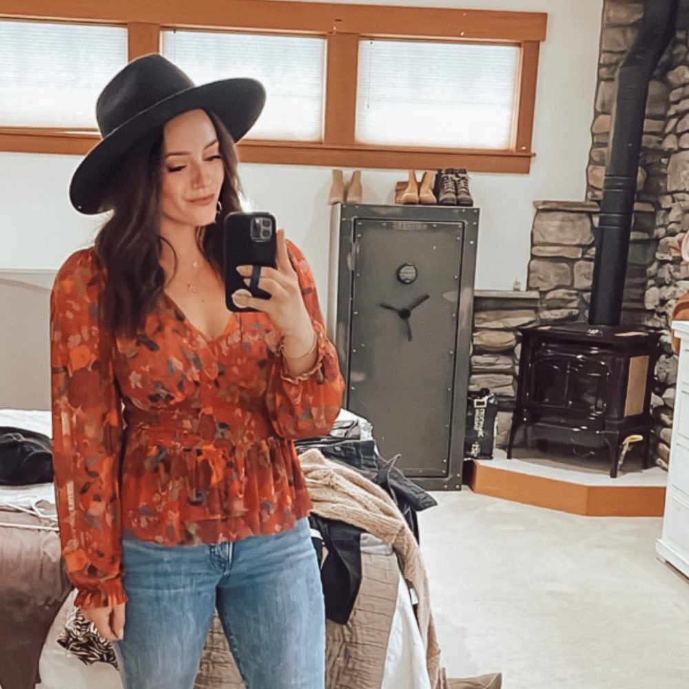 Long sleeve blouse
